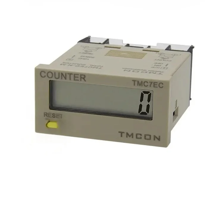 

2 шт. Цифровой счетчик TMC7EC с ЖК-дисплеем, электронный счетчик-аккумулятор с жидкокристаллическим дисплеем