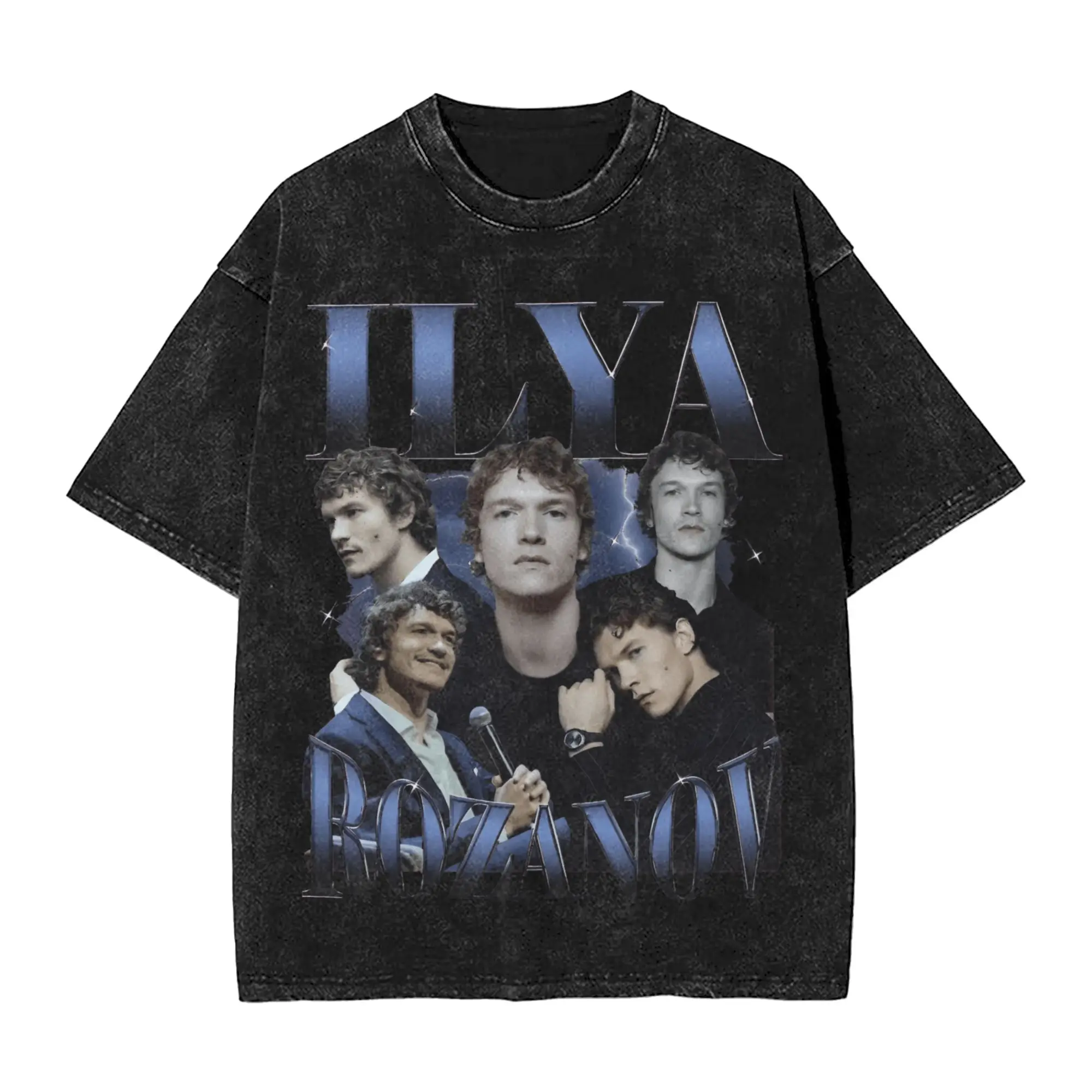 Couple T Shirt Heated Rivalry Vintage Ilya Rozanov Bootleg Washed T-Shirts Hipster  Summer Tee Shirt Vintage Loose Cotton Tops