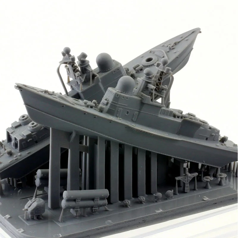 1/700 Russian Poison Spider III Missile Boat Resin Model Naval Battleship Model Ornaments Ship Model Toy Gift