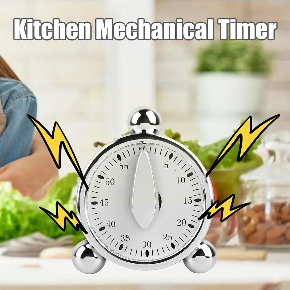 60 Minute Kitchen Timer Manual Digital Countdown Alarm Magnetic Stopwatch Timers Kitchen Shower Cooking Timer Clock Mechani M0b2