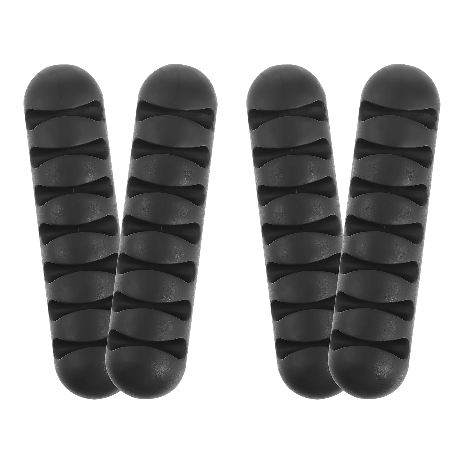 

4 Pcs Wire Fixer Management Holders Desktop Adhesive Cord Organizer Silica Gel for