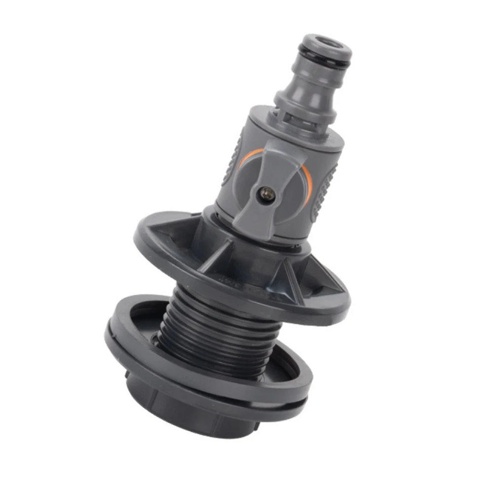 1PCS Tank Tap Adapter 34 Water Tank Valve Quick Connector With Switch For Connections Garden Water Tanks Faucet Replacement