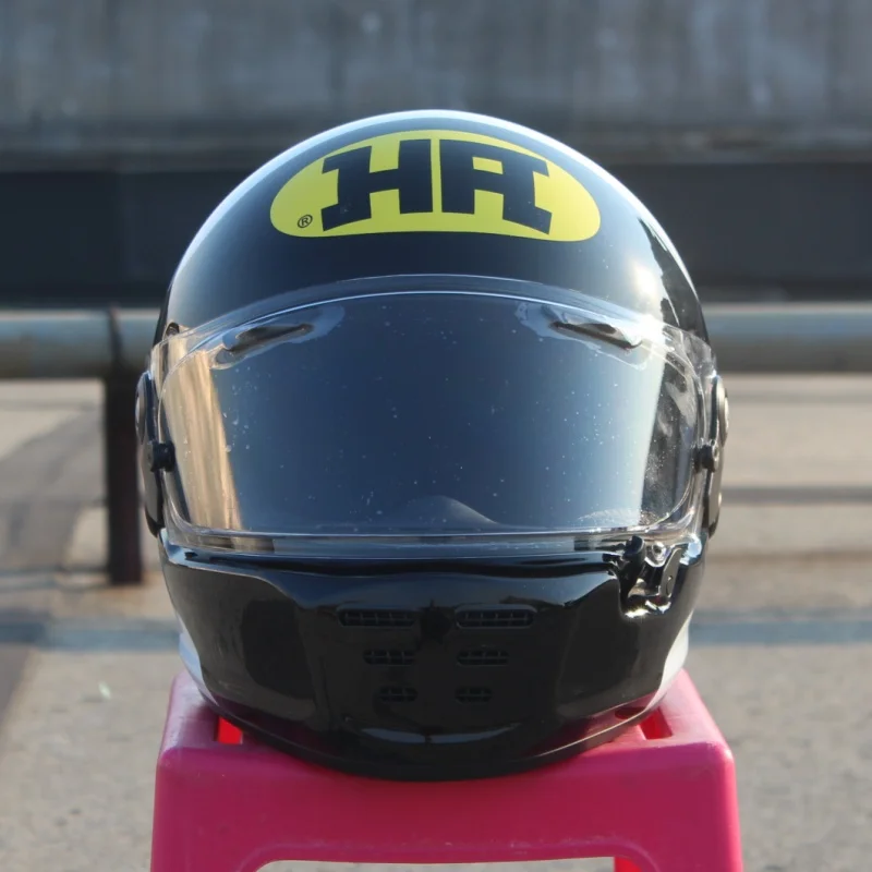 

RAPIDE NEO Japanese Mode Full Face Helmet,For Harley Motorcycle And Cruise Motorcycle Protective Helmet,Black HA,Capacete