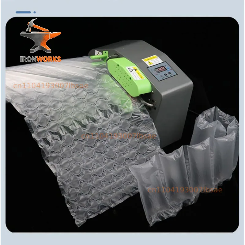 Buffer Air Cushion Machine Automatic 110V/220V Sealing Machine Inflatable Packaging Tools Inflator Fill Bubble Bag Tool