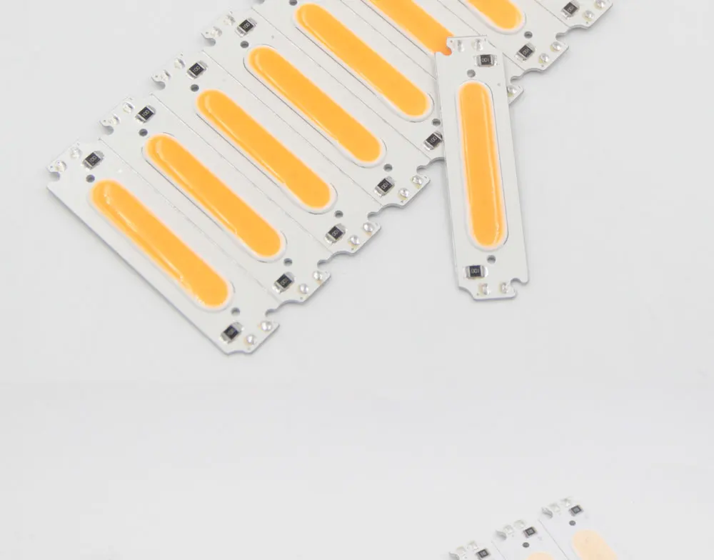 10PCS 60x15MM DC 12V 2W COB LED Glühbirne Chip Weiß Gelb Orange Grün blau Rot Lila LED Matrix Lampe für DIY Beleuchtung 6CM – Detail 5