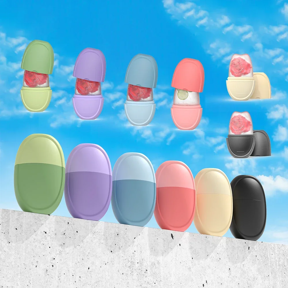 얼굴 및 눈용 아이스 롤러 얼굴 미용 아이스 롤러 스킨 케어 도구 아이스 페이셜 큐브 Gua Sha 뷰티 스파 스킨케어 페이스 마사지