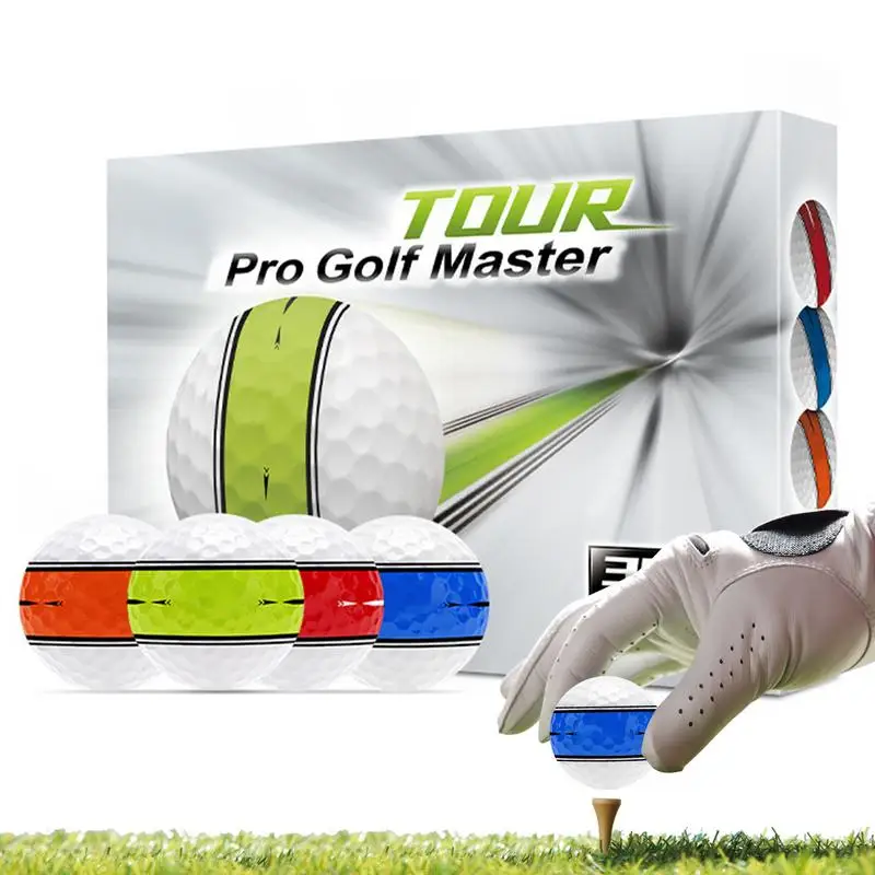 

Soft Golf Balls 12 Training Balls Training Aid 360 Degree Orbital Putter Aiming System Portable Sports Accessories For Golfers