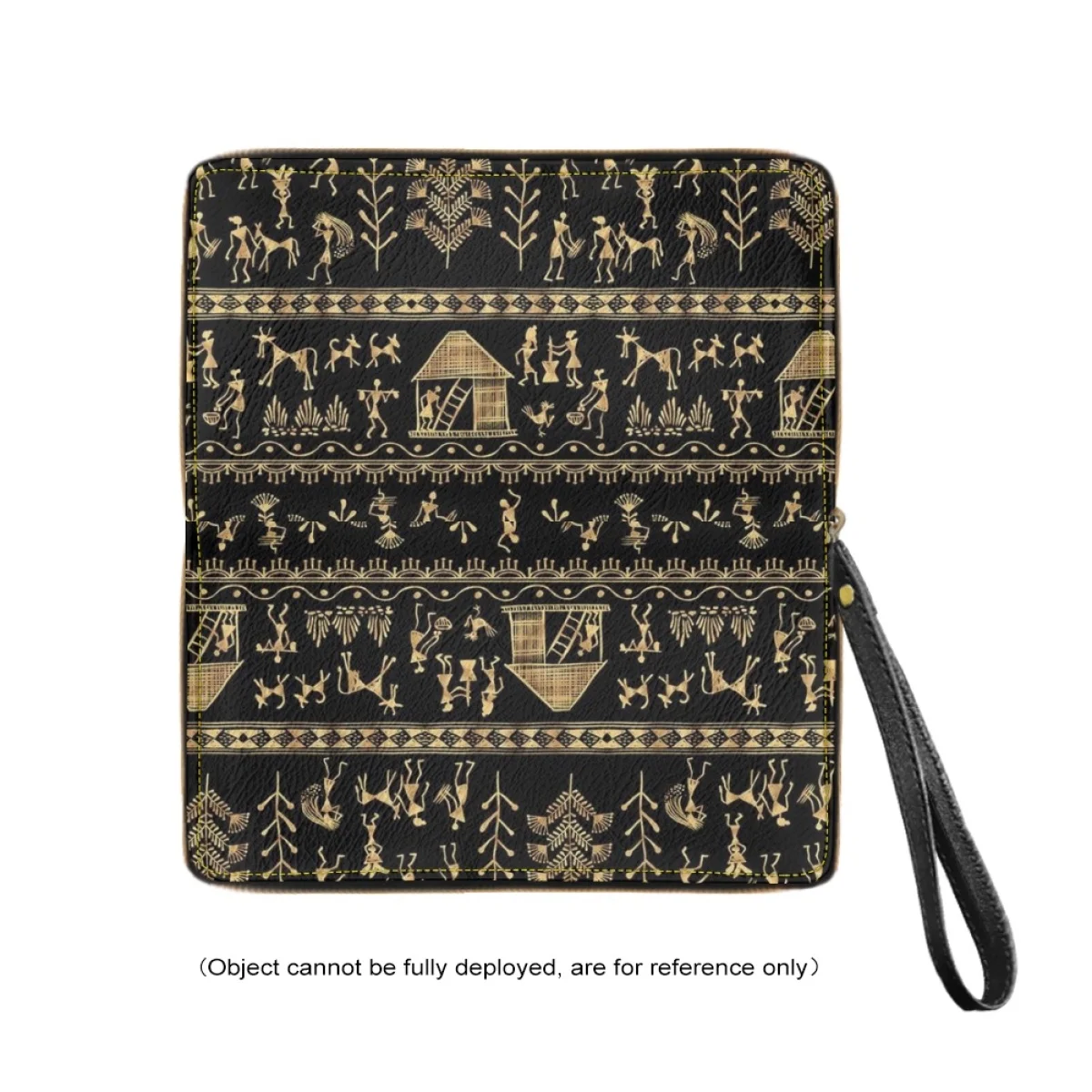 Cartera de cuero Pu de alta calidad, bolso de mano informal de diseñador de lujo del antiguo Egipto, tarjetero multifuncional, Mini bolsa para teléfono