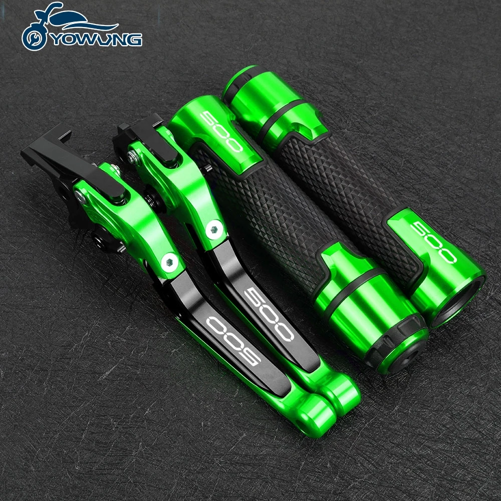 لكاواساكي Z500 نينجا 500 نينجا 500 Z 500 2024 2025 قابل للتعديل دواسة فرامل عتلات المقود القبضات ينتهي دراجة نارية الملحقات