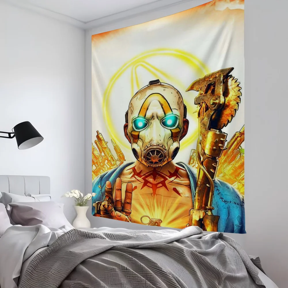 

B-Borderlands Game Tapestry Room Decor Wall Cloth Party Hanging Background Room Decor Baby Room