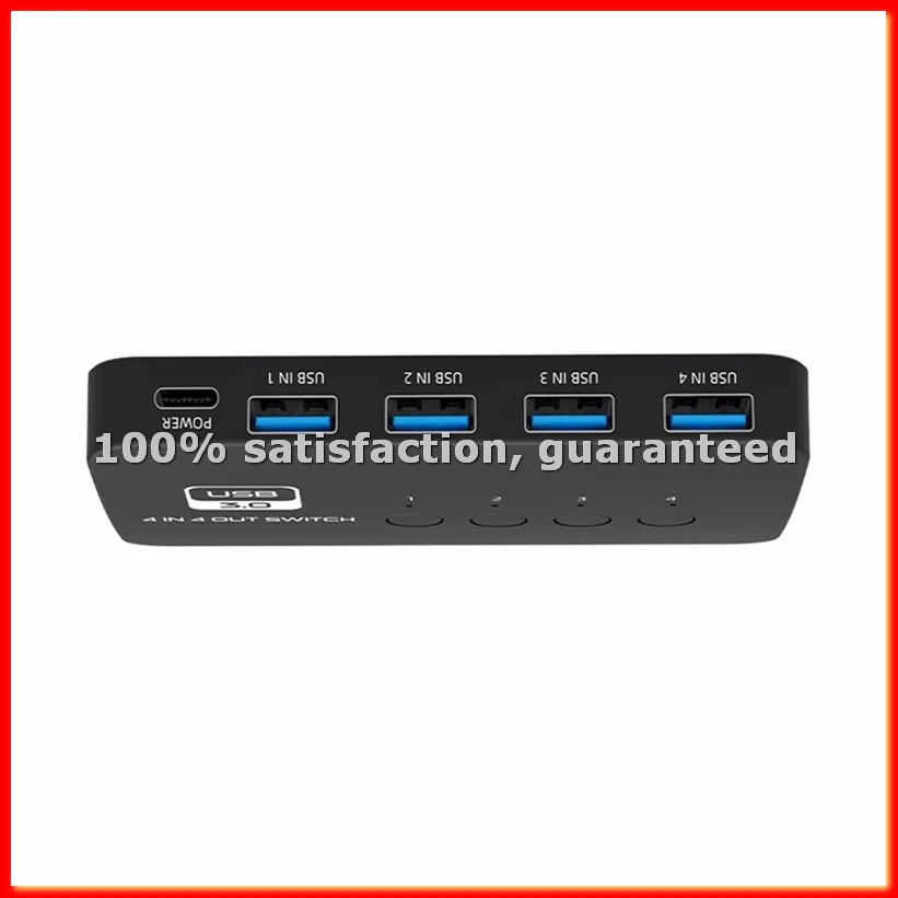 

USB 3.0 коммутатор 4 входа/4 выхода, разветвитель для 4 компьютеров, для флешек, мышей, клавиатур, принтеров - A79M