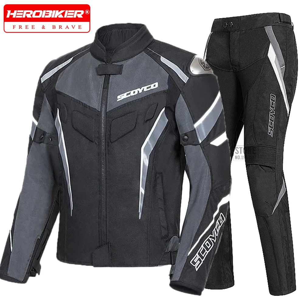 

SCOYCO Motorbike Race Riding Jacket Breathable Road Commuter Race Motorcycle Top Off-Road Outdoor Riding Motorcycle Jacket