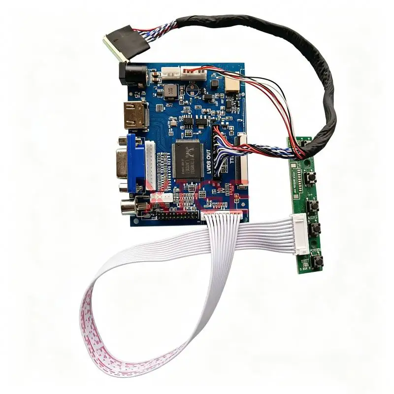

Controller Board Fit LP133WD2 N133FGE LP133WD1 CLAA133UA01 LVDS-40Pin Laptop Monitor Panel AV+HDMI+VGA 1600x900 1600*900 DIY Kit