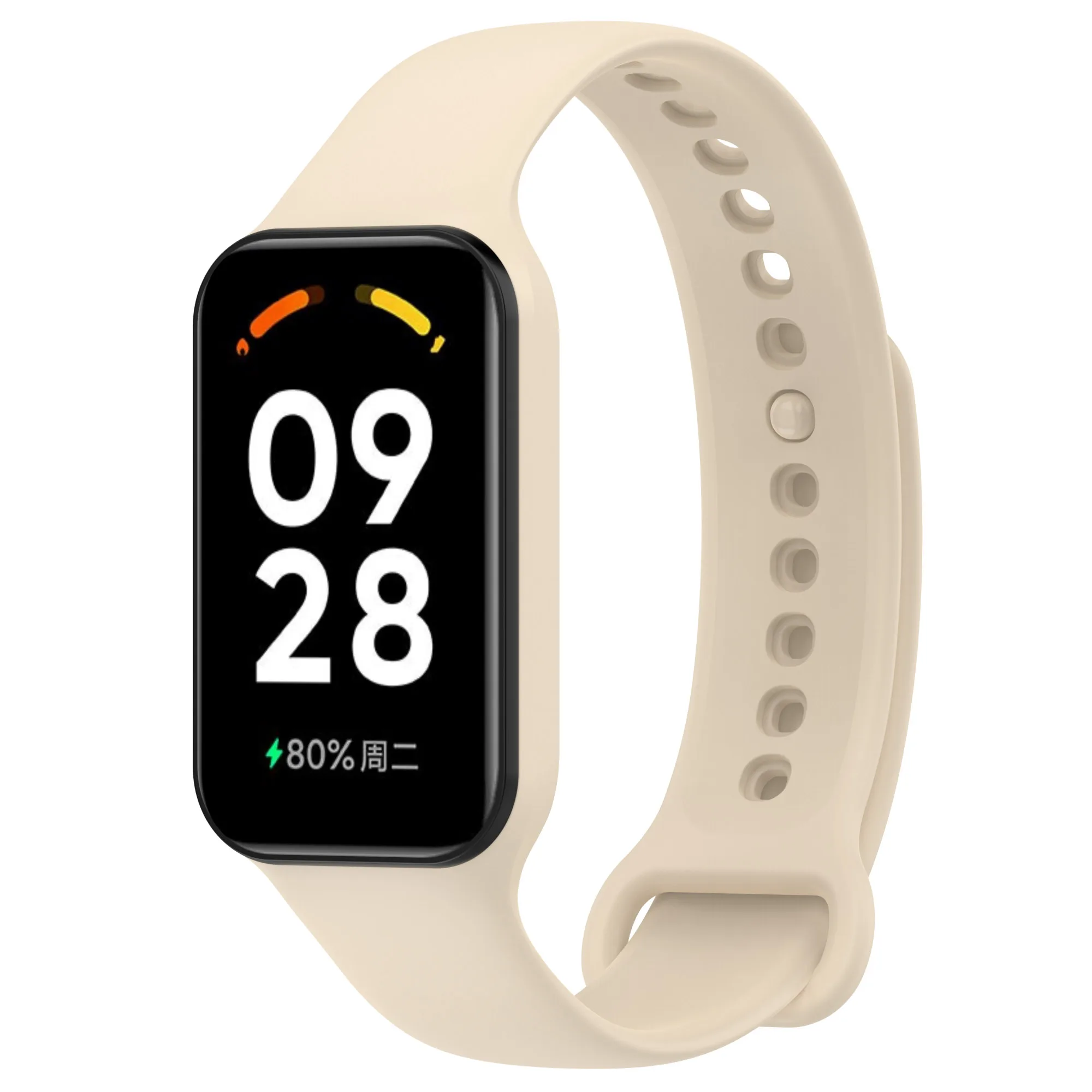 Silikonarmband für Redmi Smart Band 2 / Xiaomi Band 8 Active, Ersatz-Sportarmband, Armband, Correa-Armband – Detail 15