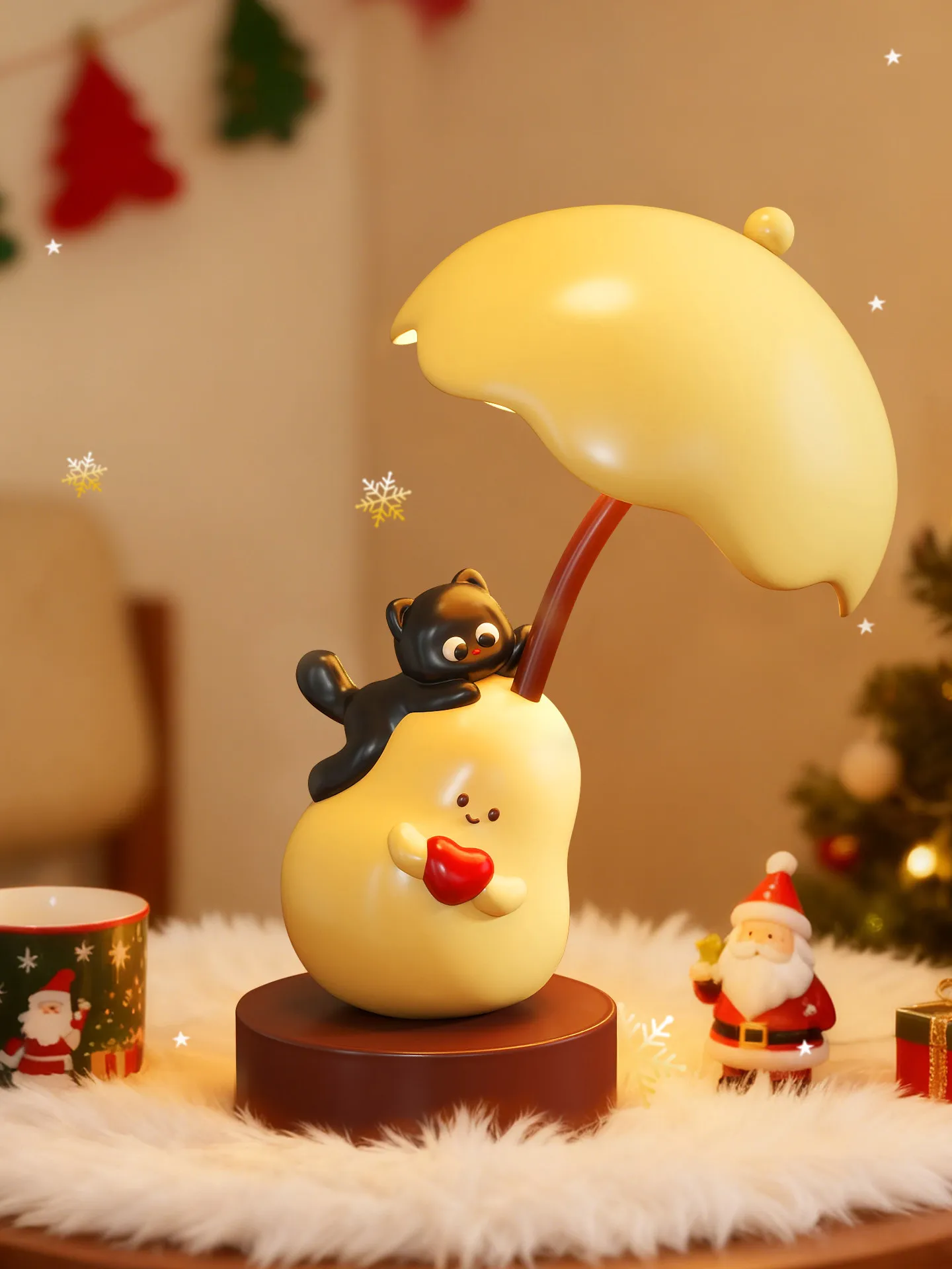 

Home Decor Cartoon Animal Sculpture Ornaments Decorative Table Lamp Bedroom Bedside Birthday Christmas Gift Cute Night Light