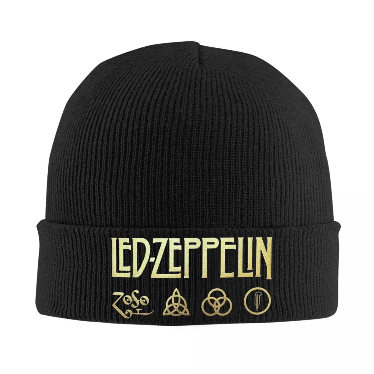 Led Band Zeppelin Hats Autumn Winter Skullies Beanies New Cap Female Male Knitted Caps