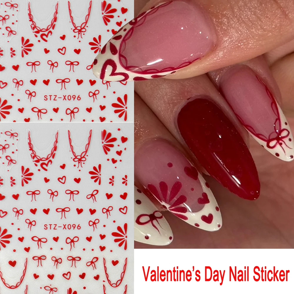 1/2Pcs 3D Red Lace … - image