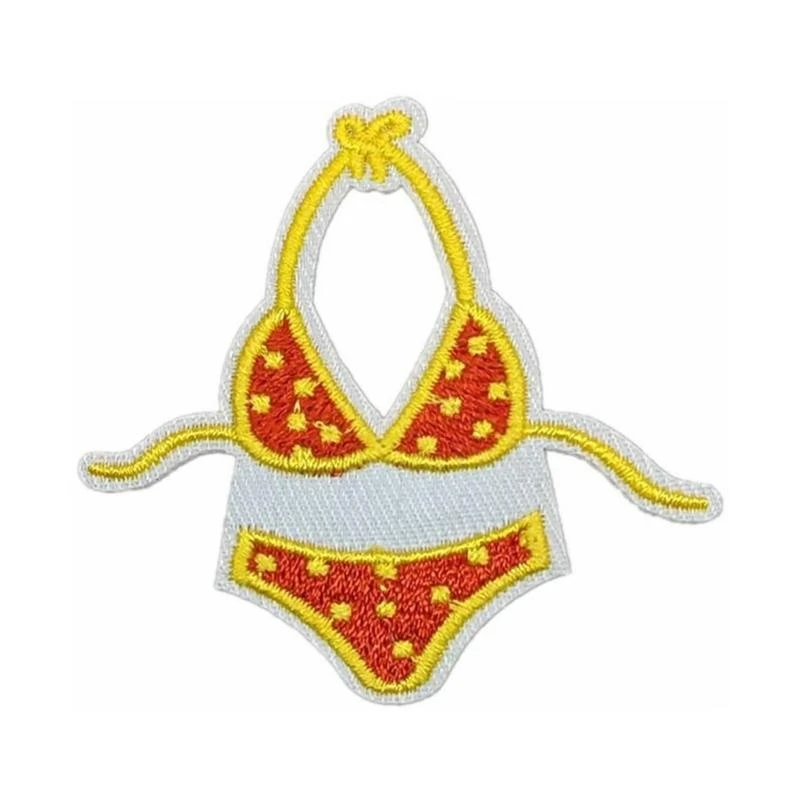 

Beach Themed Iron on Patches Embroidered Applique Iron on Patches Clothing Patches for Clothes Bags Tshirt Backpacks Hat
