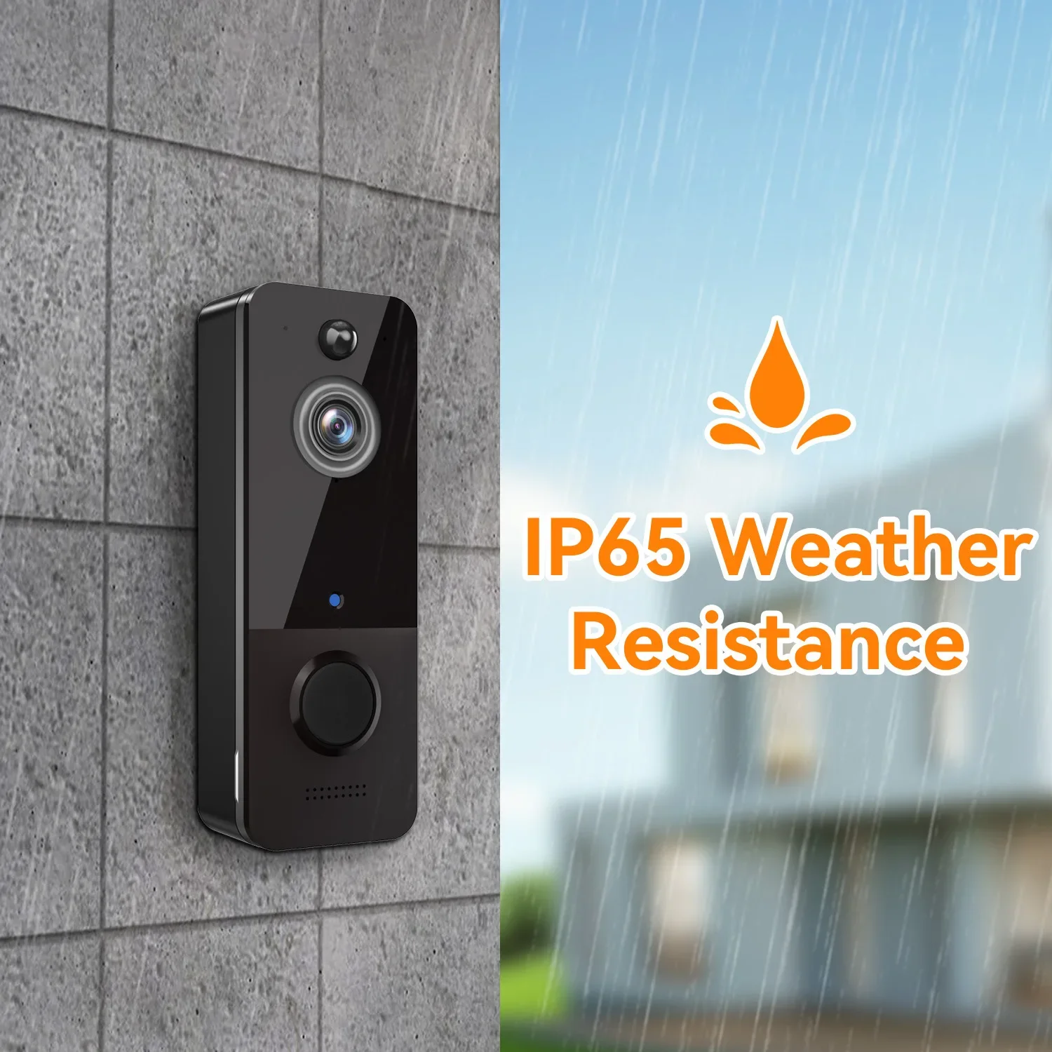 HD WIFI Video Doorbell Smart Home Door Bell Outdoor Wireless Security Intercom Waterproof  Camera Doorbell PIR Motion Detection