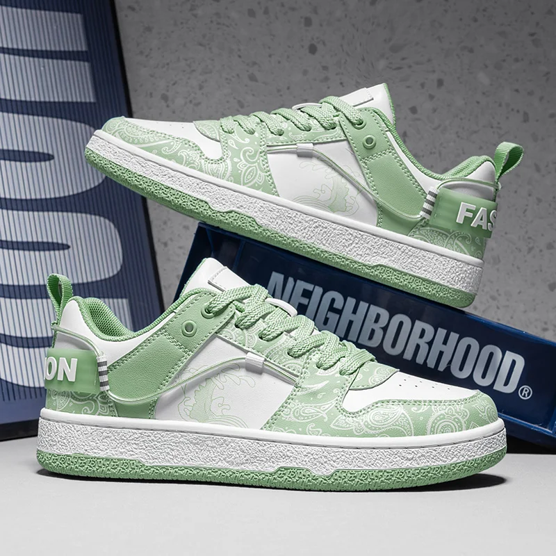 

Sports and leisure shoes, men's shoes, marathon oversized air cushioned shoes, fly woven all season rubber, wear-resistant, anti