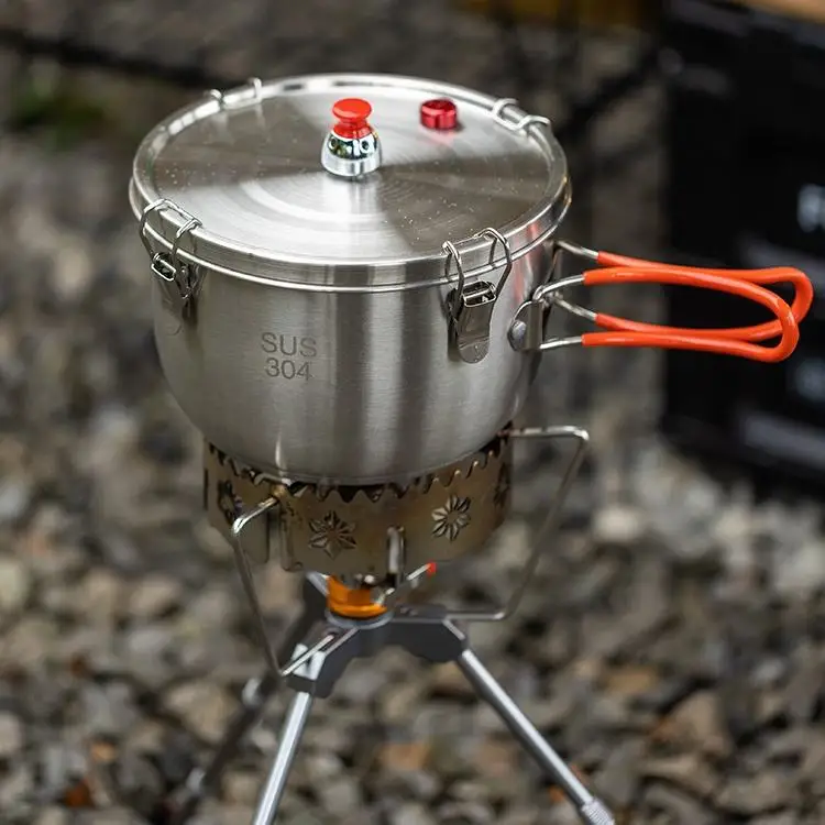 

Portable Pure Titanium Micro Pressure Cooker for Camping Outdoor Cookware