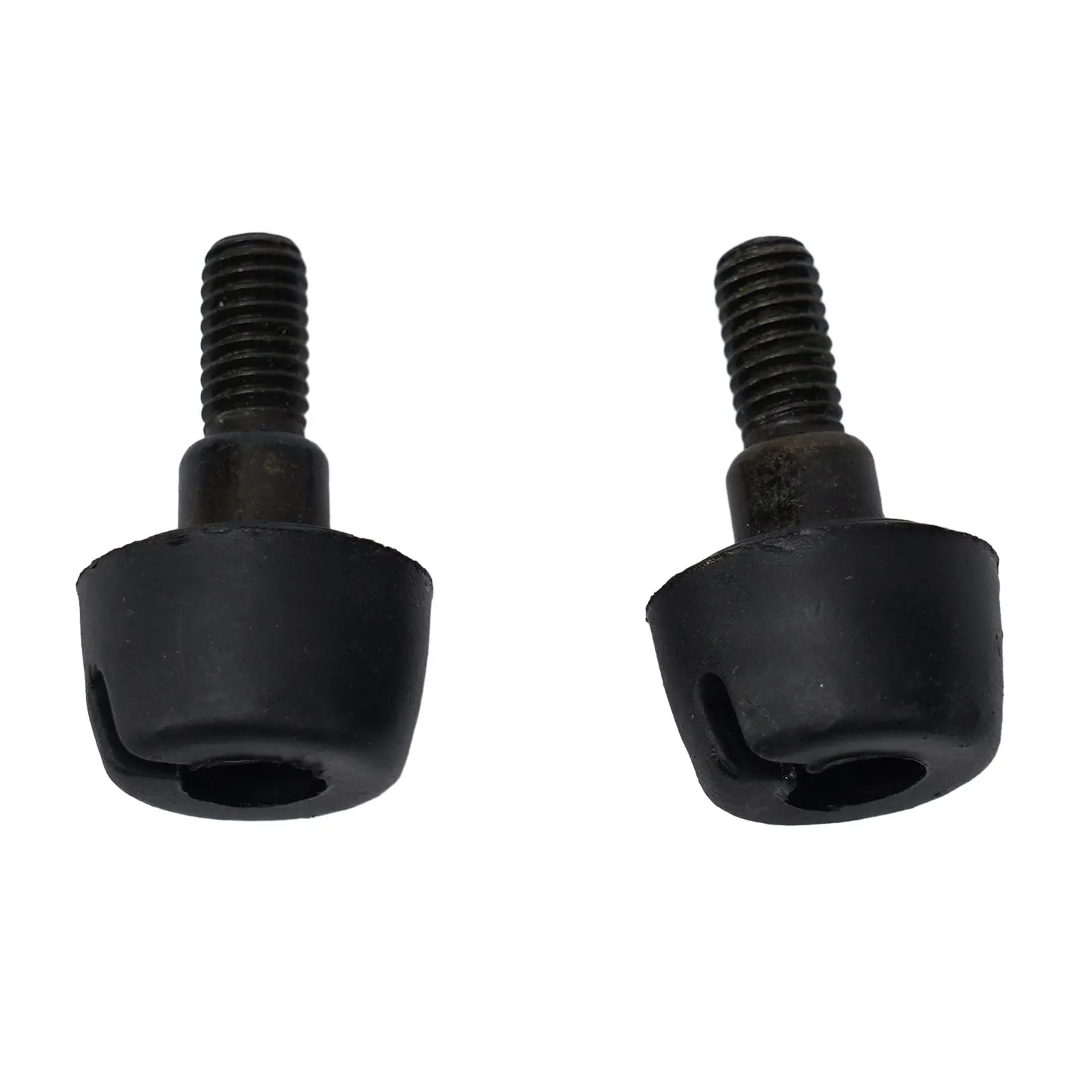 Direct Replacement 2pcs New Rubber Buffer Cap Bumper Clip Stop Screw Car Parts Easy Installation Set Accessories Metal Rubber