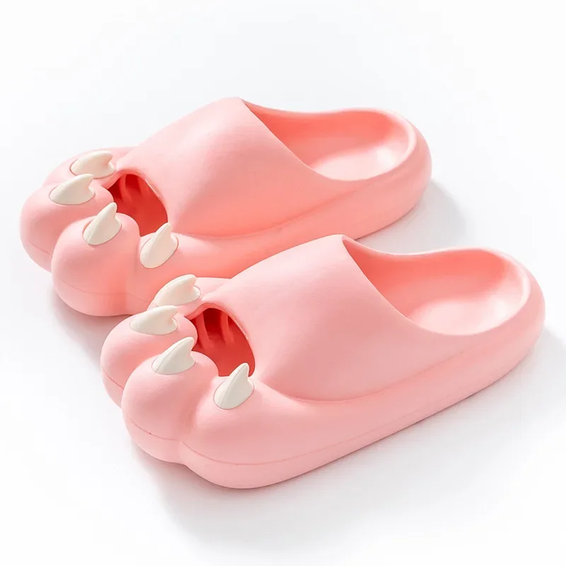 Pantofole da donna simpatiche diapositive a forma di artiglio femminile infradito da spiaggia maschile ragazze Kawaii bagno interno piattaforma antiscivolo pantofola nuvola