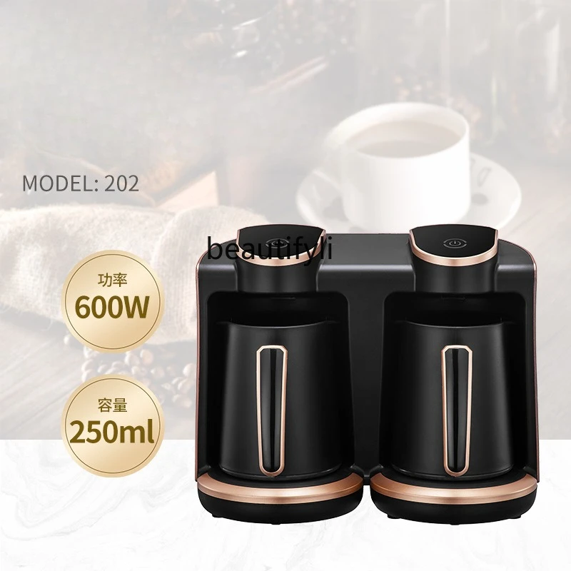New electric spill-proof coffee pot, household heated constant temperature Turkish coffee pot