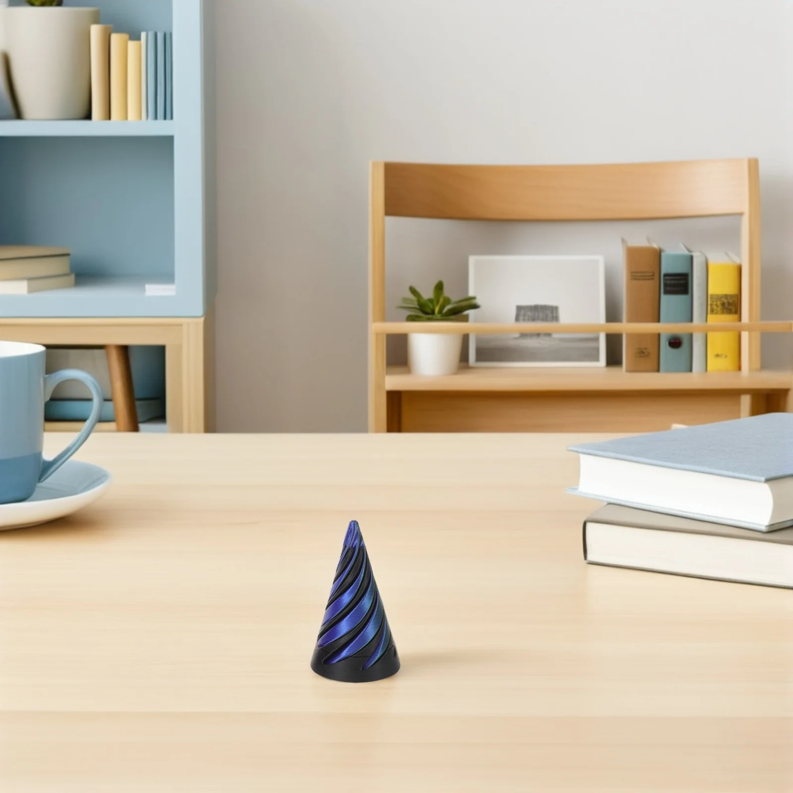 ของเล่นพัฒนาสมอง 5 ชิ้น รูปทรงกรวยเกลียว 3 มิติ พิมพ์ด้วยเครื่องพิมพ์ 3 มิติ ปริศนาพีระมิดผจญภัย สำหรับเด็กและผู้ใหญ่ ช่วยคลายเครียด เกมบนโต๊ะ