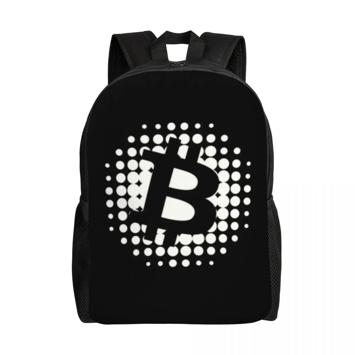 Bitcoin Bull Travel Backpack Men Women School Laptop Backpack BTC Cryptocurrency College Student Daypack Bags Lightweight