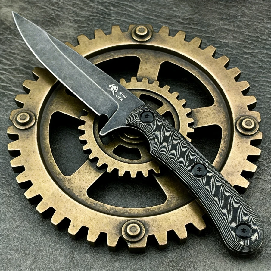 

MR.J Открытый прямой нож 7Cr13Mov Blade G10 Ручка Кемпинг Туризм Тактическое и защитное оборудование Практичный нож для резки