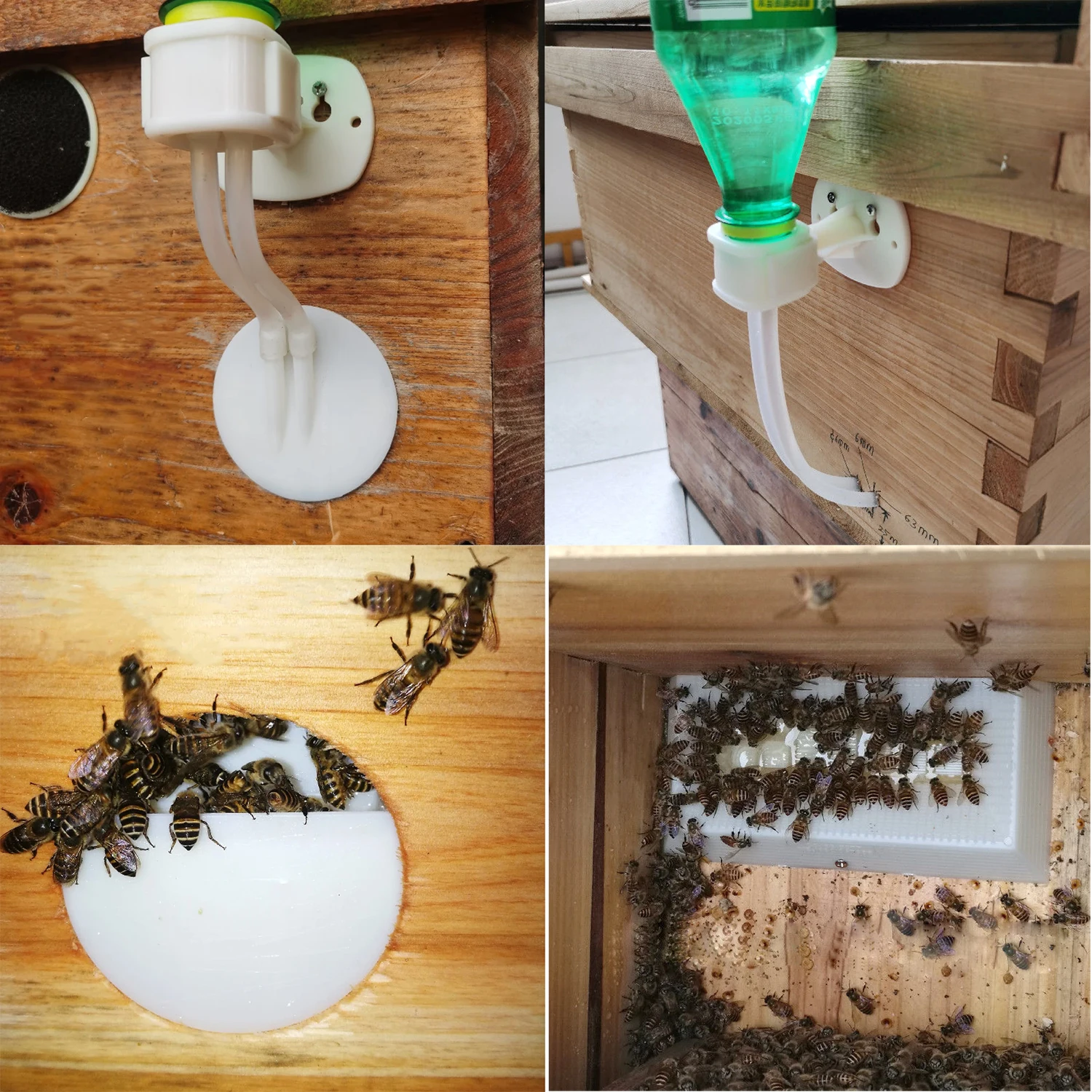 Beekeeping Feeder Feeding Inside Beehive Plastic Honey Sugar Feed Trough Beehive Water Feeder Bee Feeder Beekeeper Tool 1Pc