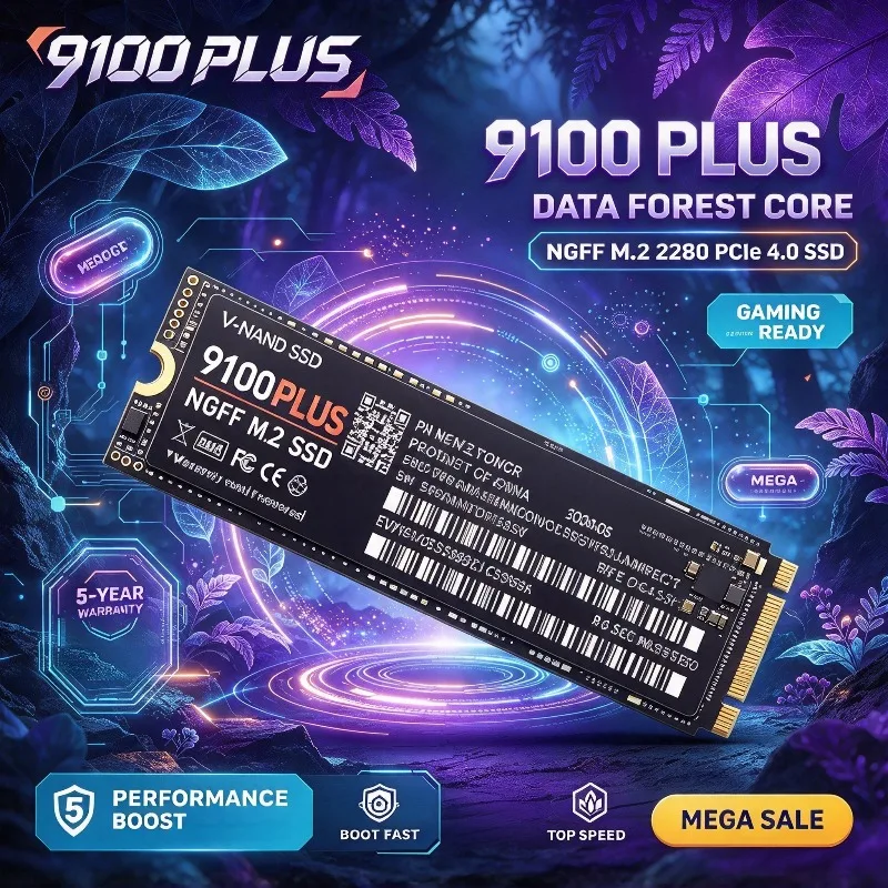 9100 Plus M.2 NGFF Portable 1TB 2TB Internal Solid State Drive High Speed Transfer Hard Drive SSD 500GB 4TB for Laptop