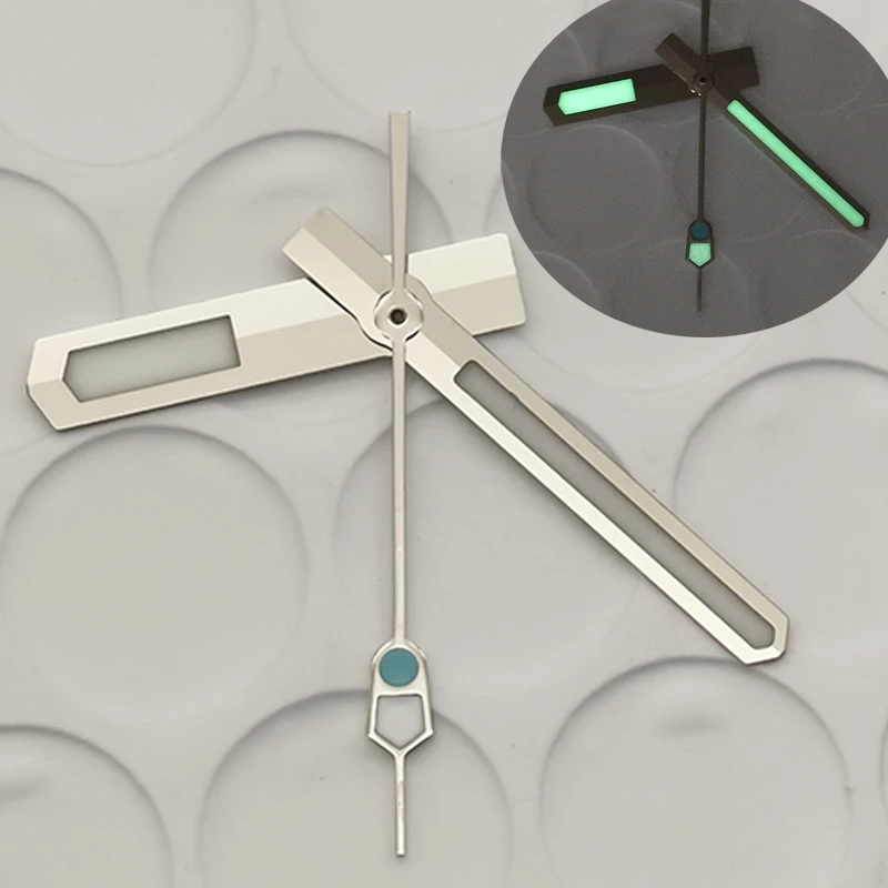 

NH35 Watch Hands Green Luminous Hands Fits 4R35 4R36 NH35 NH36 7S26 Movements SKX007 SKX009 SRPD Watch Watch Hand Kit Replace