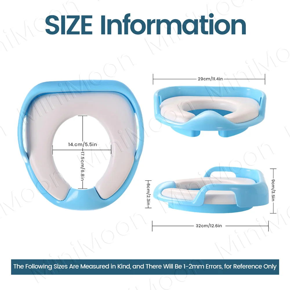 Soft Baby Toilet Seat with Cushioned Design, Encourages Potty Training with Comfort & Fun for Toddlers