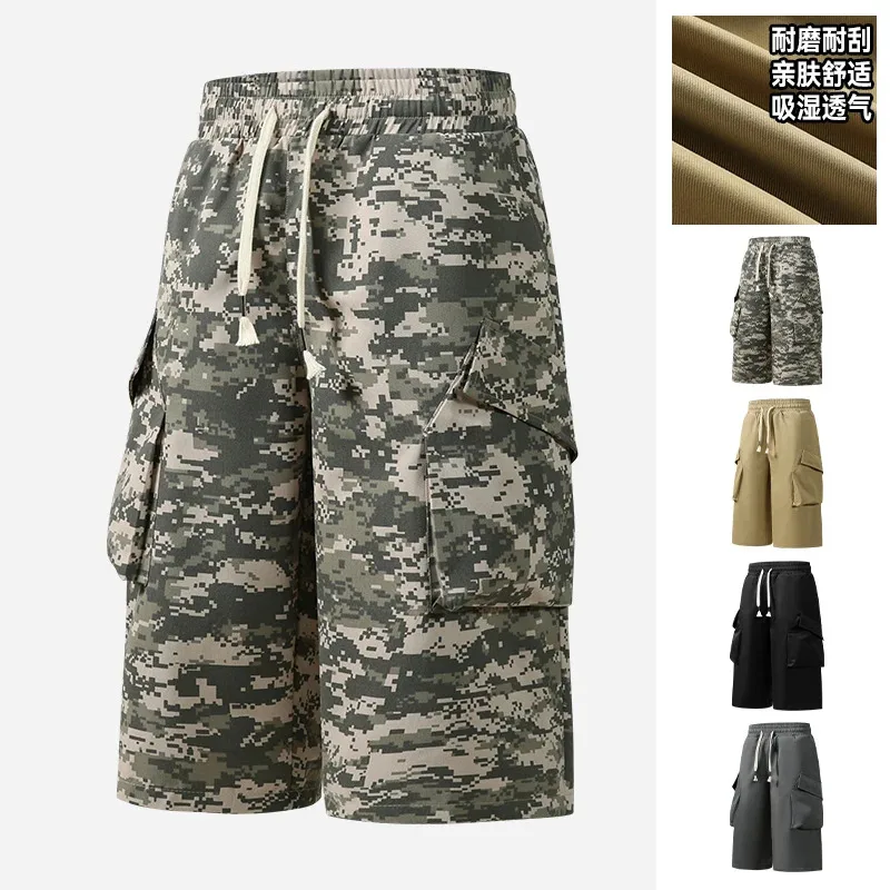 

Summer Thin Style Loose Casual Sports Cropped Pants Summer Man Shorts Cargo Short-fitting Men Shorts Free Shipping Cargo-shorts