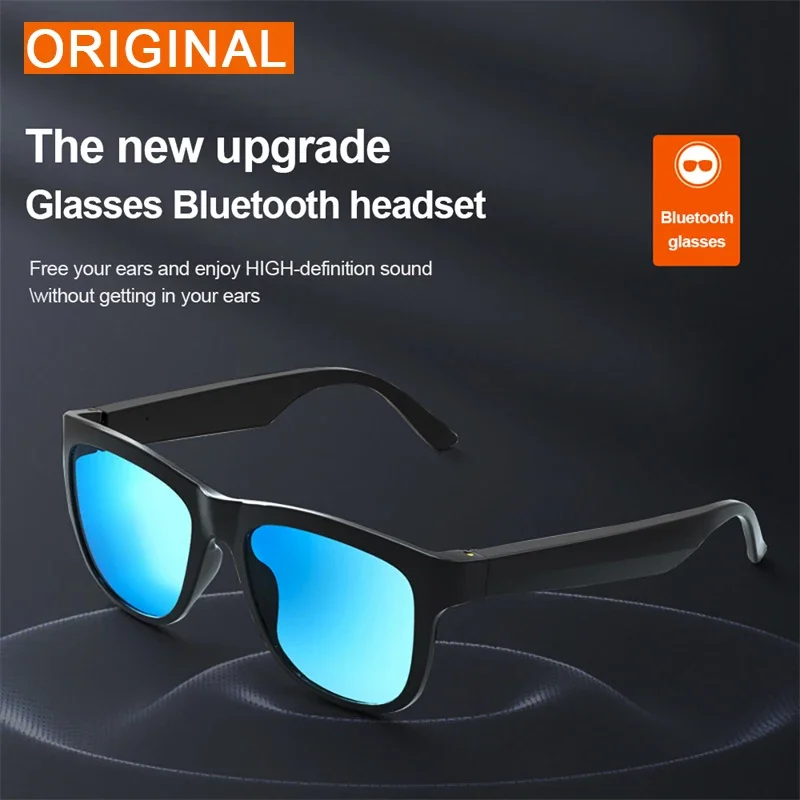 New Lecoo C8 Earphone Wireless Bluetooth Smart Glasses Headphones Light Weight Sunglasses Headset Outdoor Sports Music Earbuds