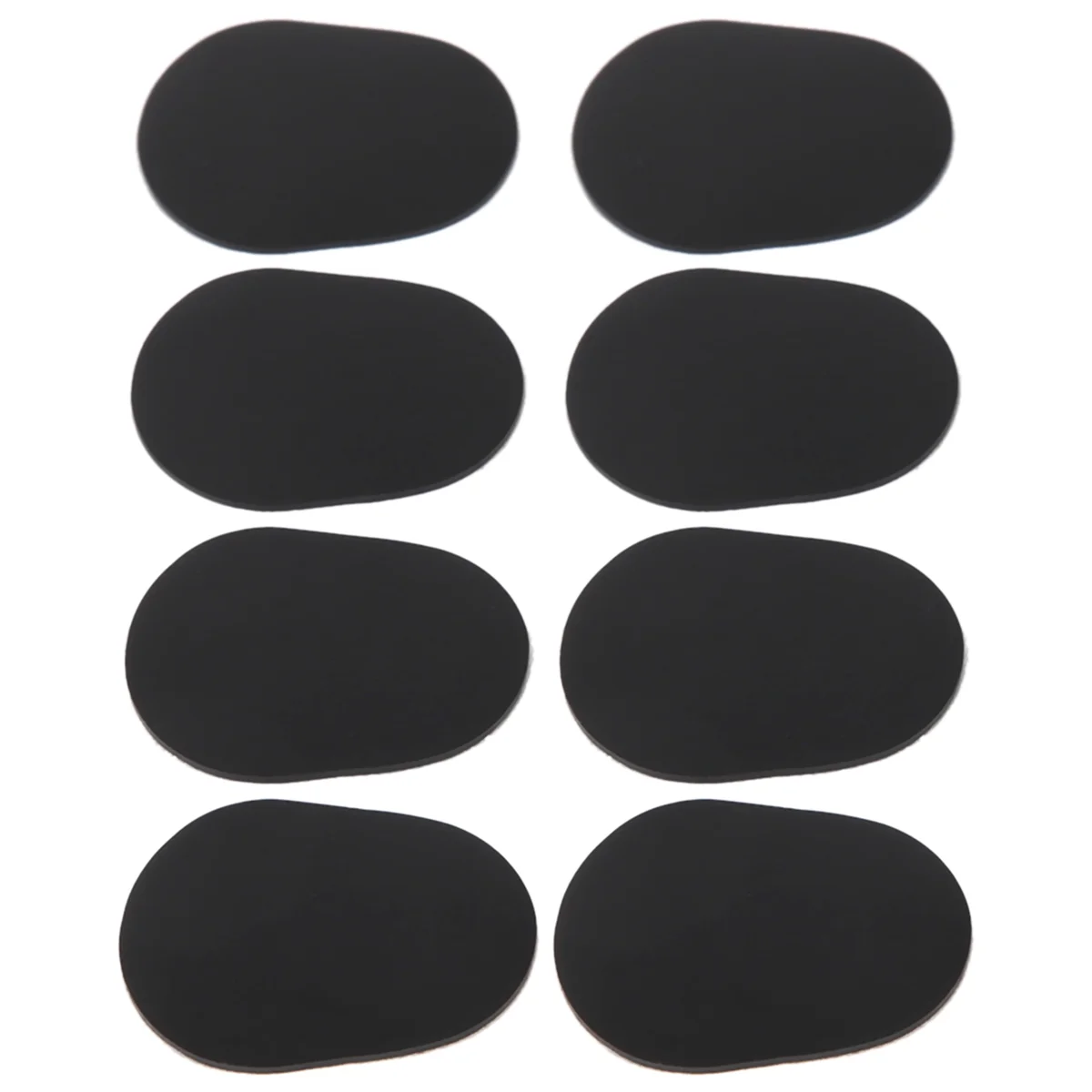 8pcs Alto/Tenor Saxophone Sax Mouthpiece Patches Pads Cushions Black---0.8mm