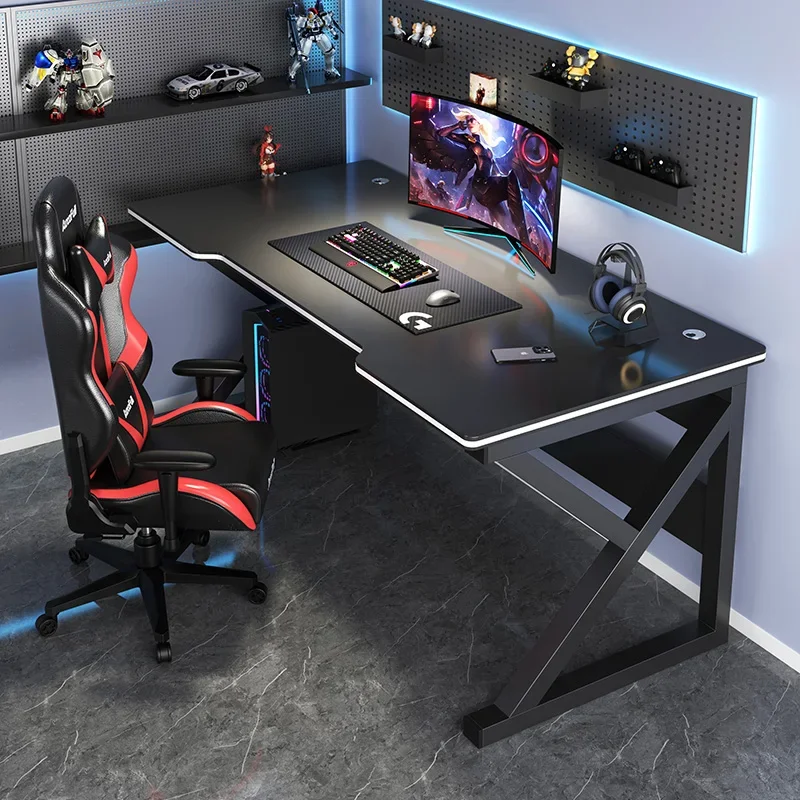 Computer desk, simple gaming table and chair, student writing desk