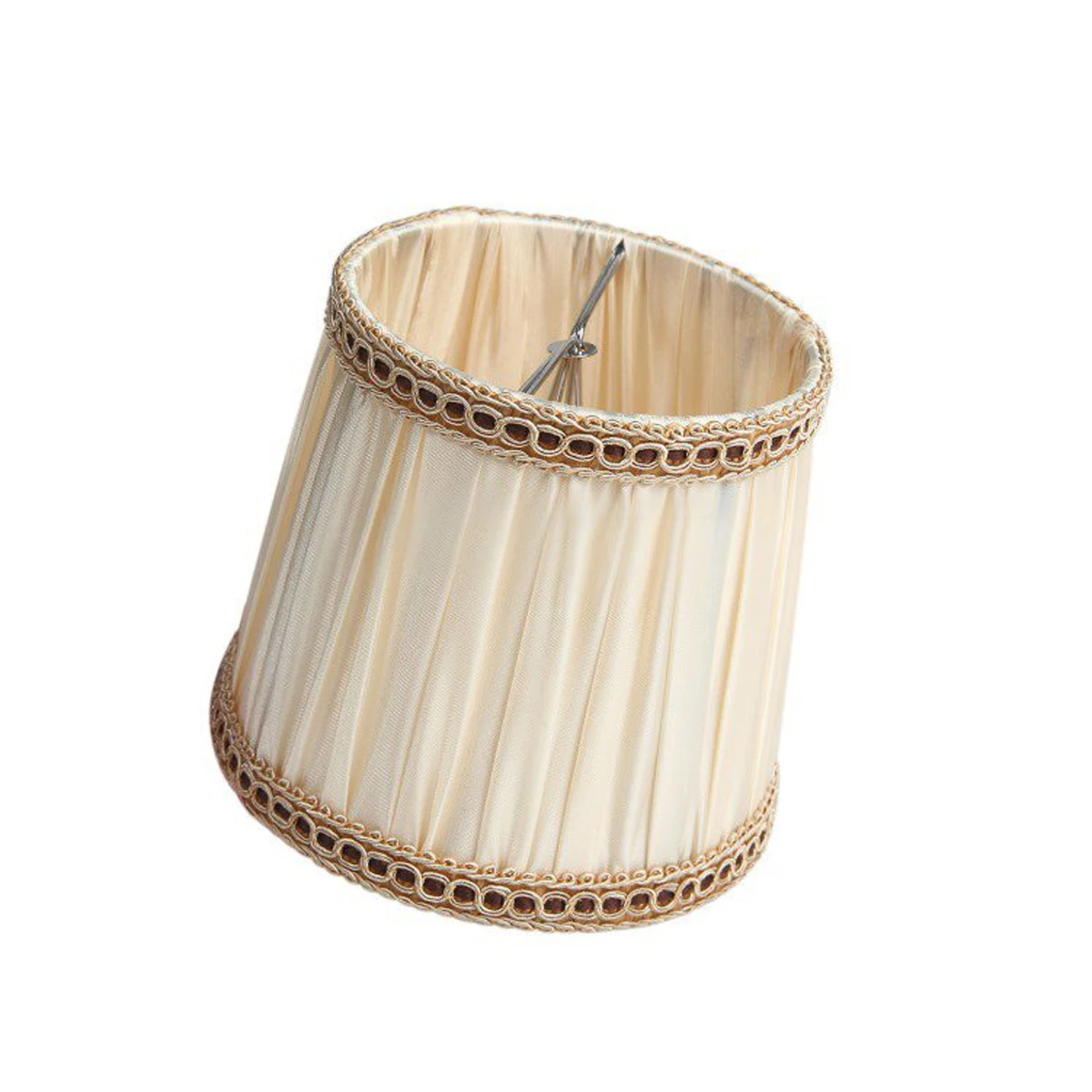 2 قطعة النمط الأوروبي الرجعية مصباح نجف الظل لمبة الجدار غطاء المصباح القماش الجدار ظلال مصابيح غرفة نوم السرير ديكور المنزل كليب