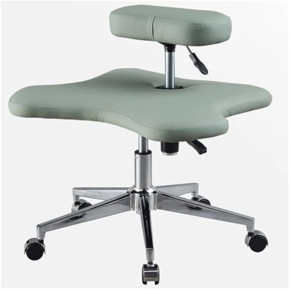 Ergonomic Kneeling Chair with 5 Wheels, Height Adjustable for Office & Classroom - Perfect for Home Workers and Meditation Fanat