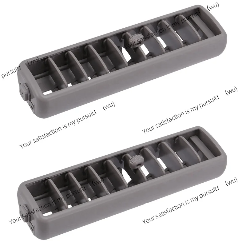 2X Gray Car Roof Top Side Air Conditioning Vent Outlet A/C Panel Grille Cover Install For Mitsubishi Pajero V93 V97