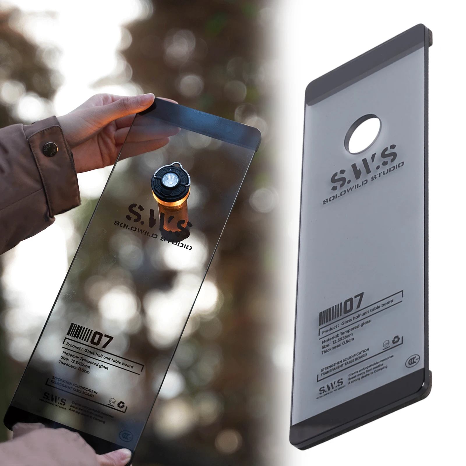 

Прозрачная настольная доска для кемпинга GZ, портативная, для улицы, аксессуары для кемпинга, туристическое снаряжение