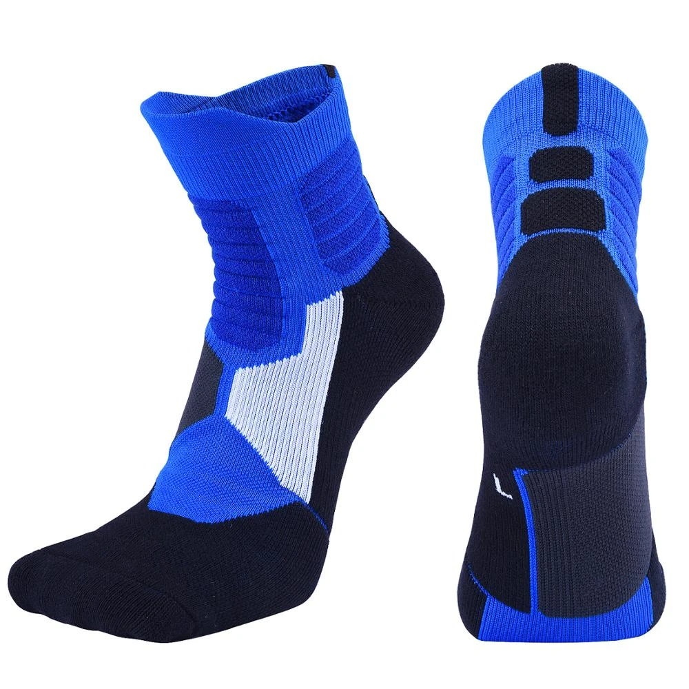 Optique Chaussettes de boxe professionnelles d'élite, basket-ball, chaussettes de sport, non ald, durables, planche à roulettes, serviette, bas astronomique