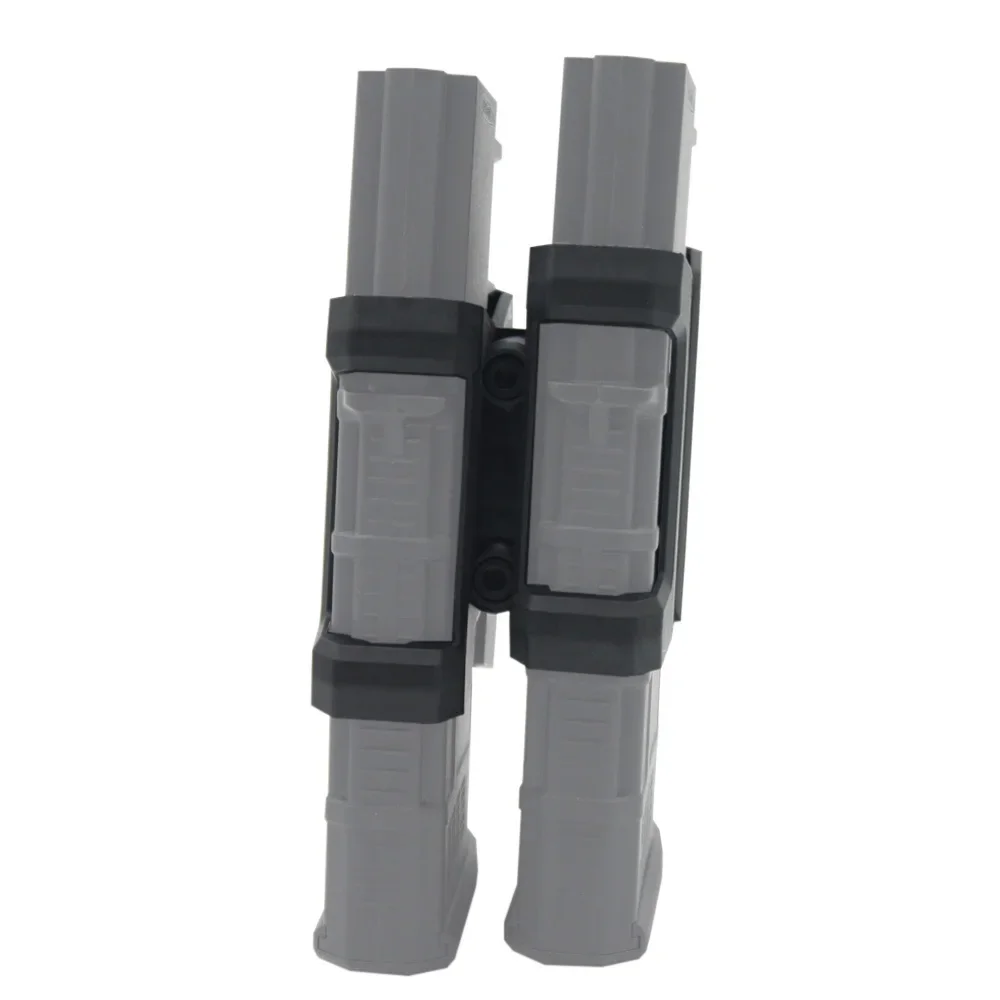 Outdoor Tactics Rifle 5.56 Magazine Coupler Clip Mag Parallel Connector M4 M16 Series Airsoft Rifle Toy Accessories by Nylon