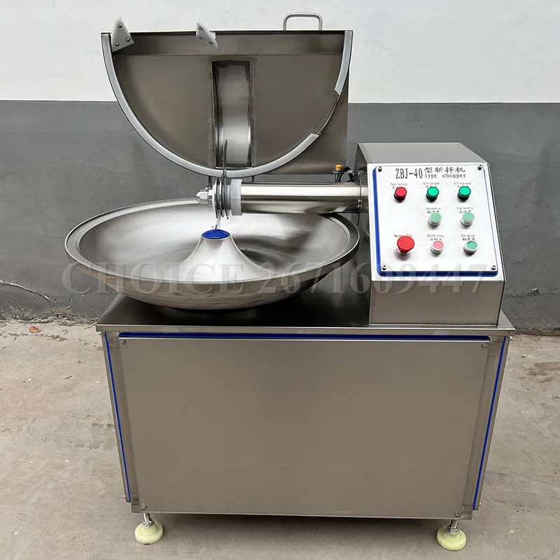 Commercial 20L 40L 80L125L Big Capacity Vegetable Meat Bowl Cutter Chopper Grinder Mixer Machine