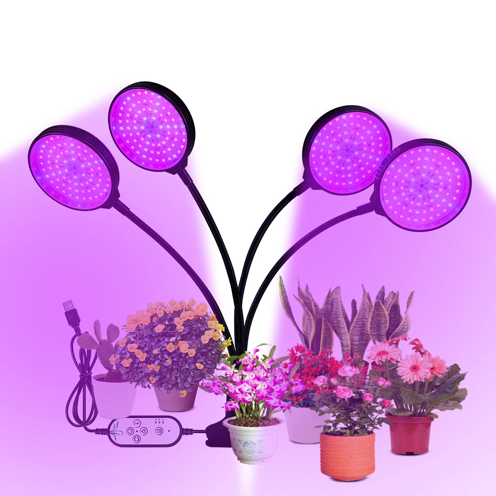 

LED Grow Light USB Clip Phyto Lamp Full Spectrum Horticultural Phytolamp With Control for Indoor Cultivation Plant Flowering