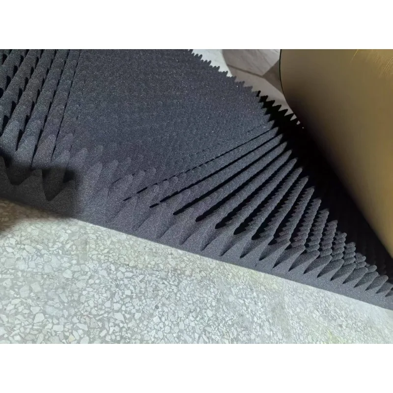 Environmentally sound insulation foam coil - viscose backing for fast installation