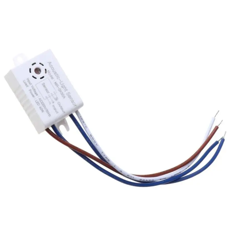 CMHI-1PCS MR-SK50A Home Improvement Smart Switch Module 220V Detector Sound Voice Sensor Intelligent Auto On Off Light Switch Du