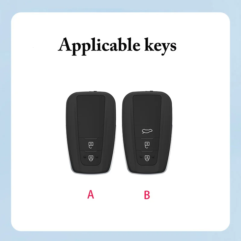 Fashion TPU Car Remote Key Case Cover Shell Fob For Toyota Corolla Prius Camry CHR C-HR RAV4 Altis Land Cruiser Prado Keyless